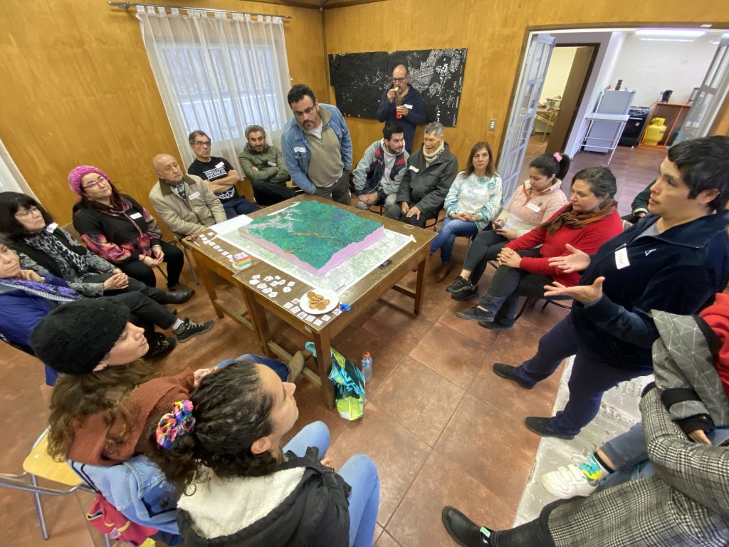 Maqueta tridimensional de la cuenca